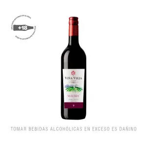 Vino Viña Vieja Semi Seco Malbec x 750 ml