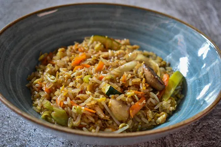 Arroz frito mediano