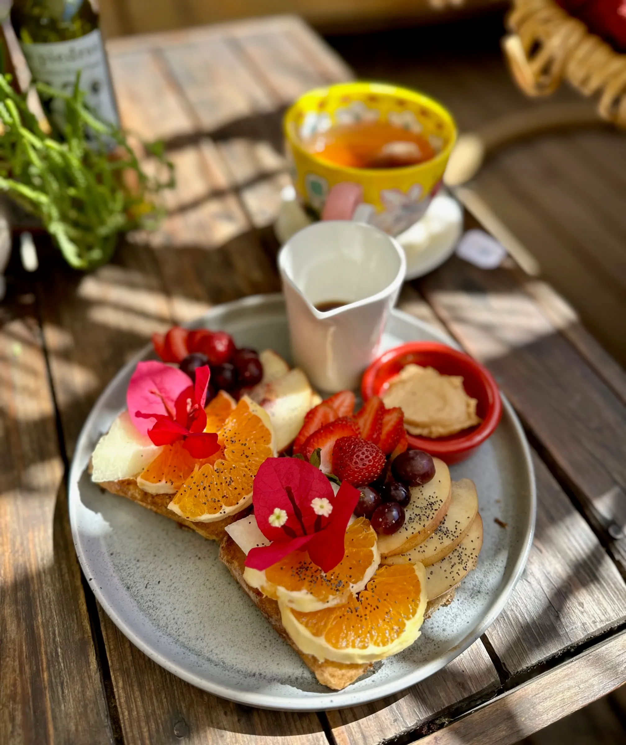 Brunch Tostadas Francesas té o café La Casa Orgánica