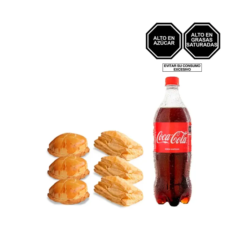 Pack (3 Empanada Mixta + 3 Empanada De Pollo + 1 Coca Cola x 1 Lt) Pack (3 Empanada Mixta + 3 Empanada De Pollo + 1 Coca Cola x 1 Lt)