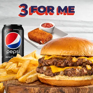 3 PARA MI Smash Cheese Burger Box
