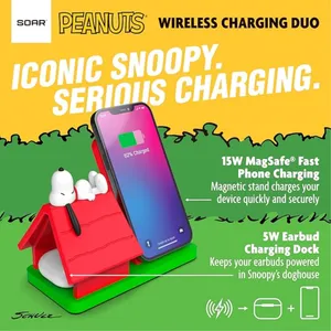 CARGADOR DOCK SNOOPY