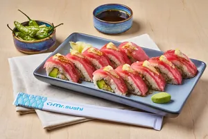 Sushi Garlic Tuna - Atún, Ajo, Limón y Camarón Tempura