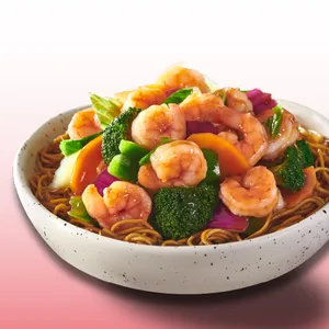 Camarón con verduras