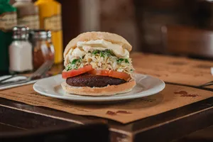 Sándwich de Hamburguesa Vegetariana