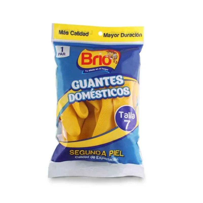 GUANTES DOMESTICOS BRIO TALLA 7