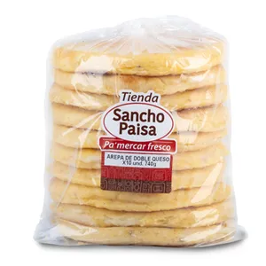 Arepa Doble Queso X 10