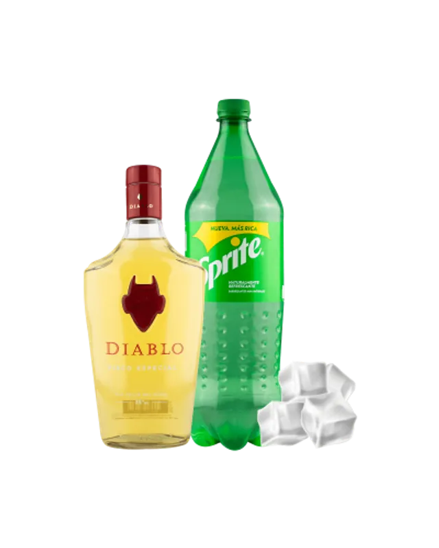 Pisco Diablo 1lt +sprite