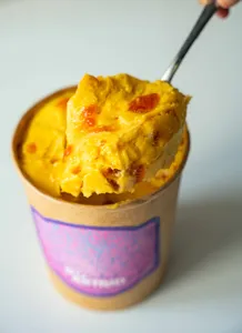 Sorbete de mango y maracuyá