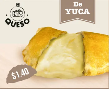 Yuca con queso