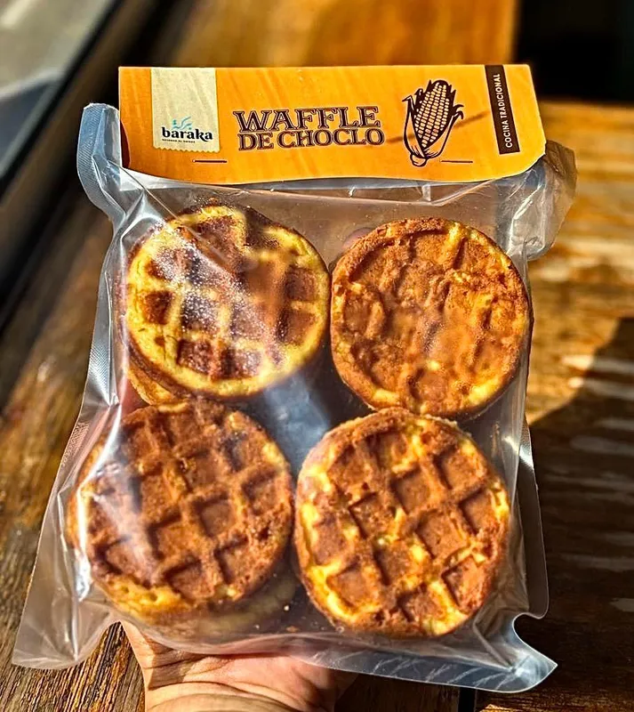 Waffle de choclo 2 ud
