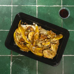 Ensalada frutas asadas