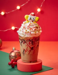 Nevado de Torta de Chocolate Navideño