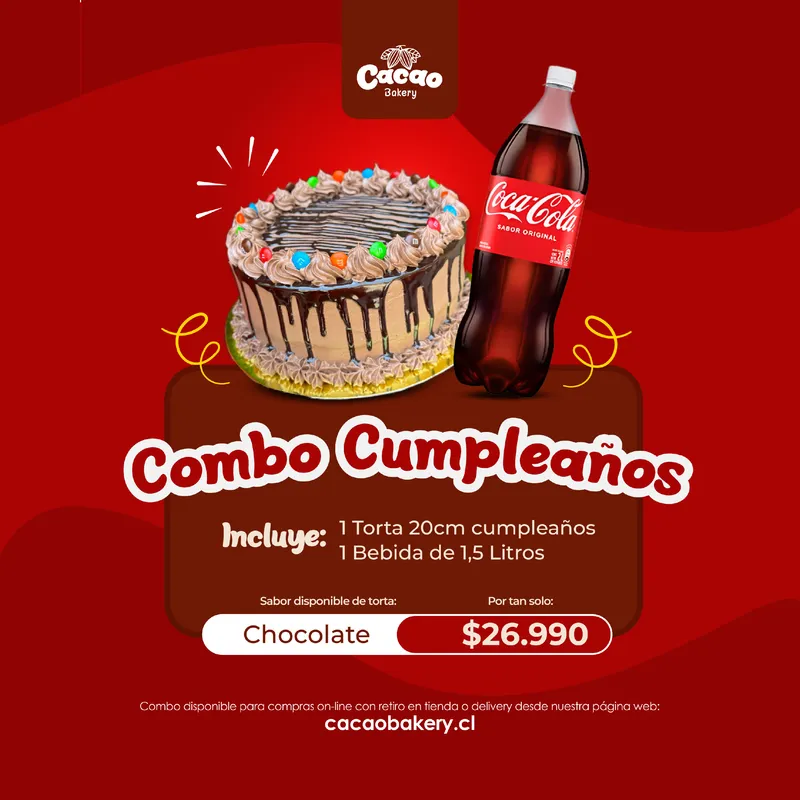 Combo: Cumpleaños 20cm