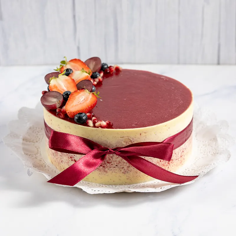 Tarta mousse de frambuesa Tarta mousse de frambuesa