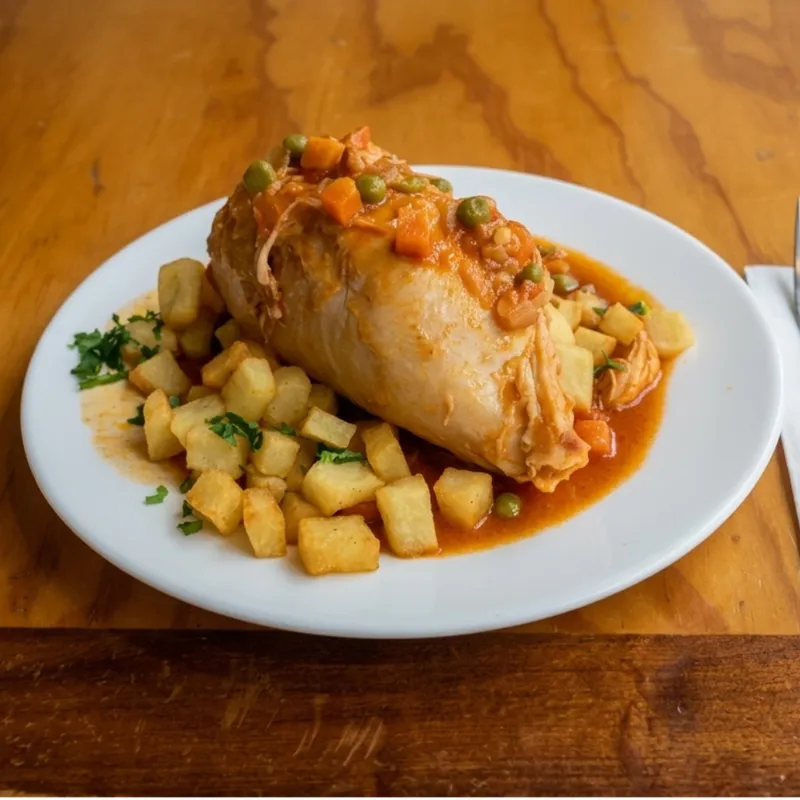 Pollo Arvejado