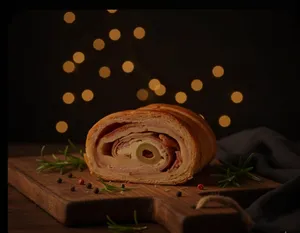 Pan de Jamón Hojaldre Q/Crema (Porcion)