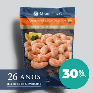 Camarón Cocido Ecuatoriano Congelado 400grs