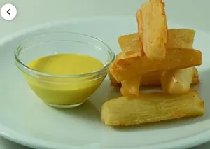 Yuca a la huancaína