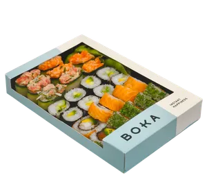 Fresh Party Box (31 pzs + edam + 2 salsas) SOLO EN BOKA.CL