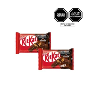 Pack (2 Chocolate Kit Kat Dark 41.5 Gr)