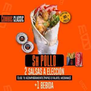 Combo Shawarma Pollo