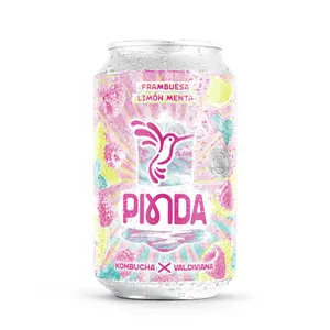 Lata Kombucha Pinda Frambuesa-Limon-Menta-Menta