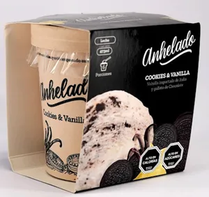 Gelato Italiano Artesanal Cookies y Vainilla