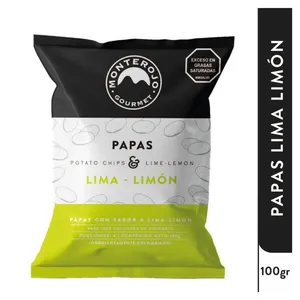 Papas monterojo gourmet lima limon x 100 grs