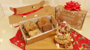 Caja de 2 Galletas + 2 Brownies