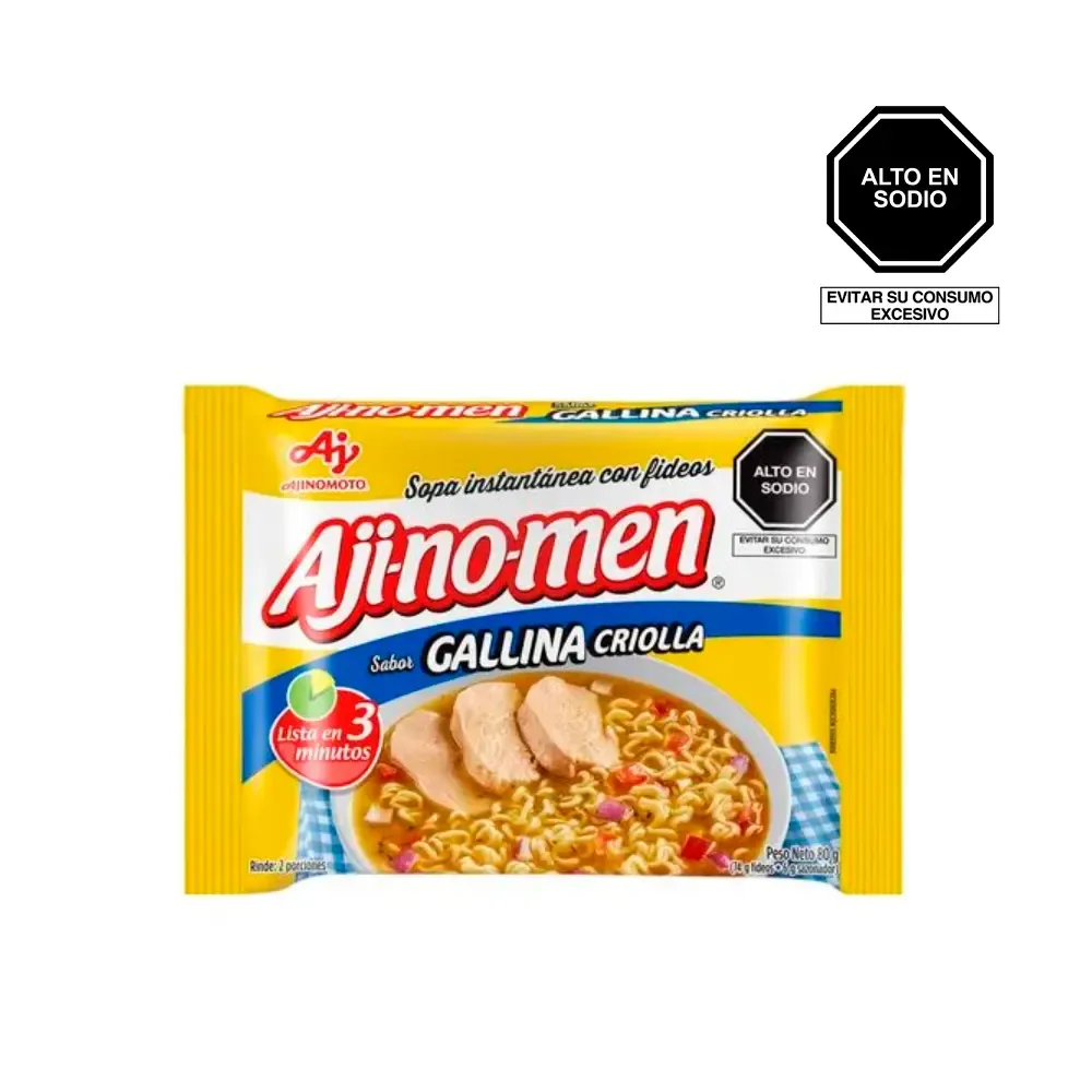 Sopa Ajinomen Sabor Gallina Criolla 80 gr - Tambo | Cada vez más cerca