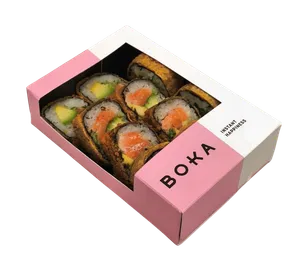 Salmon Panko Box (10pzs + salsa teriyaki) SOLO EN BOKA.CL