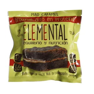 Torta nueces elemental brownie proteína mad caramel x 100 grs