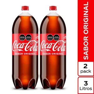 DUOPACK GASEOSA COCA COLA 3000ML ORIGINAL
