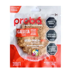 Galleta proba avena panela y nuez x 45 grs