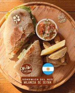 Sandwich de MILANESA de SEITAN