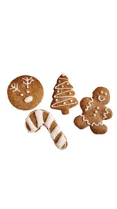 Galletas Jengibre Navidad SIN AZÚCAR/SIN GLUTEN (Pack 5 galletas)
