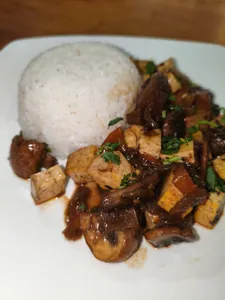 Tofu al champiñon