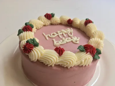 Pastel personalizado de red velvet tamaño chico