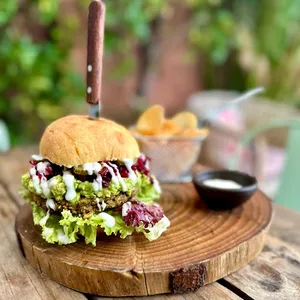 Hamburguesa La Fresca de Lenti Vegano APLV, Sin Soya.