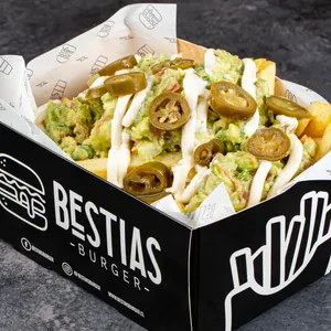 Papas fritas guacamole