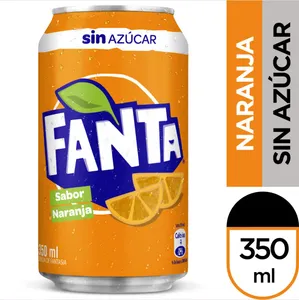 Fanta sin Azucar 355ml.
