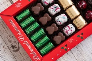 Caja Navidad bombón 10x24