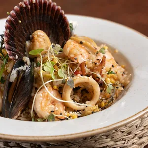 Arroz Chaufa de mariscos