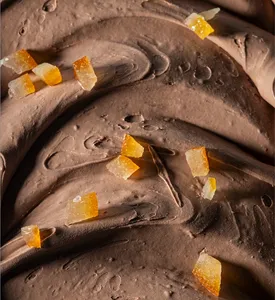 Helado de Chocolate a la Naranja