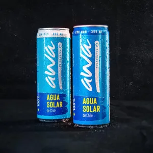 Agua Solar con gas lata 355ml