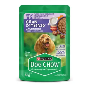 ALIMENTO HUMEDO DOG CHOW CACHORRO 85G CARNE