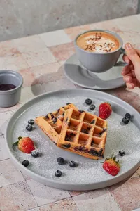 Waffles de Arándanos