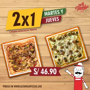 2x1 MARTES Y JUEVES