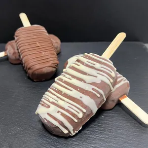 Paleta sabor avellana (cubierta de chocolate)